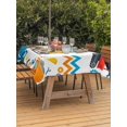 thumbnail image 3 of Outdoor Tablecloth with Umbrella Hole for Patio/Picnic/Party/Camping, Cartoon Truck Waterproof Table Cloth Rectangle Table Cover Washable, Cute Funny Engineering Vehicle (52"x 70"), 3 of 8