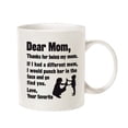 thumbnail image 1 of Promotion!Regalo de mamá Taza de regalo para el día de la madre con impresión de letras y texto conmovedores, 1 of 4