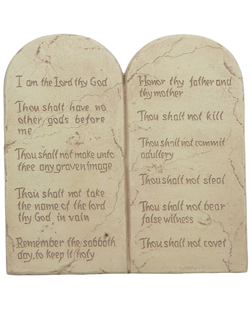 What are the 10 commandments in order ouestny