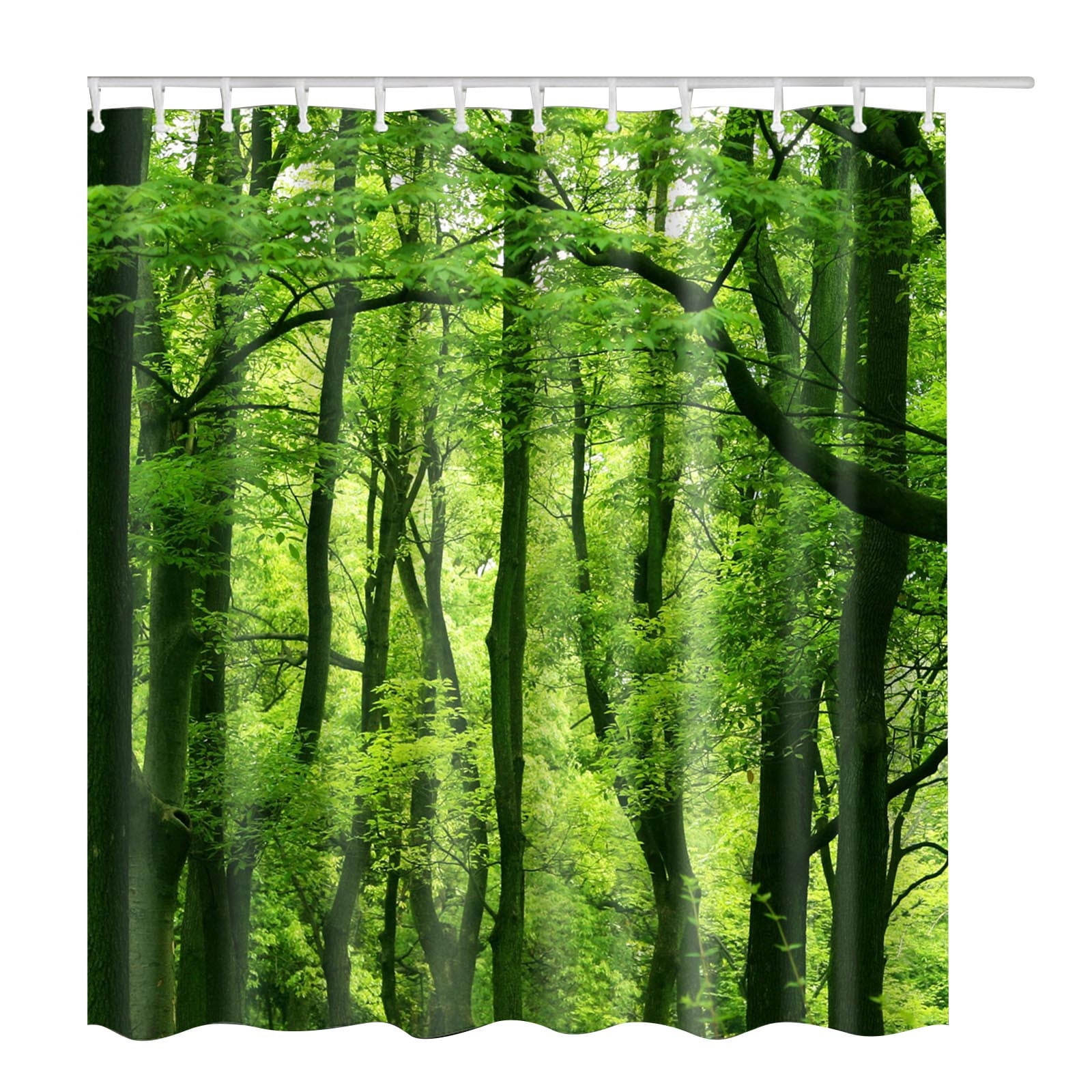 Moocorvic Waterproof Clear Shower Curtain Liner,Strong Weighted Ristant Grommets