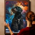 thumbnail image 6 of Portuguese Water Dog Lying in The Snow Canvas Print Wall Art Famous Painting for Kids Nursery Bedroom Living Room Office Home, 6 of 6