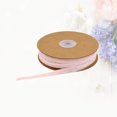 thumbnail image 3 of 1 Roll of 1CM Width Non-elastic Clothes Headwear Necklace Accessories Ribbon Gift Wrapping Flocking Ribbons DIY Decorative Strap Ribbon Band for Home Shop (Light Pink), 3 of 7