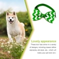 thumbnail image 4 of Greeniant Collares para perros Pajaritas Encantadoras decoraciones para mascotas Cachorro Año nuevo verde blanco verde blanco 20Conjunto, 4 of 6
