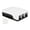 Black White, variant on Yajisi ABS Computer Case Enclosure Protective Shell Box For Raspberry Pi 4B Black Desktop Micro Form Factor Accessory Receptacle Unit 11x8x4 inches Design[cite: 1]