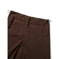 thumbnail image 5 of Women Y2k Wide Leg Cargo Pants Drawstring High Waist Trousers Hi Hop Joggers Streetwear, 5 of 6