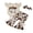 Beige, variant on BemeyourBBs Newborn Western Baby Girls Cowgirl Outfits Cute Infant Baby Girls Spring Summer Fall Clothes Ruffle Sleeveless Cow Embroidery Romper Flare Pants Headband Set
