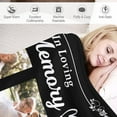 thumbnail image 5 of Custom Blanket with Photo and Text Memorial Gift for Lover, Couple,10 Photos Collage Blanket with Pictures Customized for Wife, Husband, Personalized Throw Blanket for Anniversary A Blankets, 5 of 5