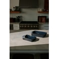 thumbnail image 4 of Thyme & Table 4-Piece Stoneware Bakeware Set, Includes Lids, 9"x13" , 7"x10" Bakers With Lids , Atlantic Blue Ribbed, 4 of 8