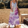 thumbnail image 2 of Fruit Purple Grapes Sleeveless Dress Woman Fashion Long Dresses Women's Summer Suit Dress Summer 2025 Women, 2 of 7