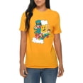 thumbnail image 3 of Big Size Drinking Buddies Graphic Design Deluxe Jersey T-Shirt - Taxi Gold 2XL, 3 of 4