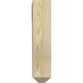 thumbnail image 4 of Ekena Millwork 4"W x 14"D x 18"H Westlake Craftsman Rough Sawn Bracket, Douglas Fir, 4 of 4