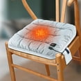 thumbnail image 5 of Heated Seat Cushion,Office Chair Cushions Butt Pillow for Long Sitting,Non-Slip Sciatica & Back Coccyx Cushion for Tailbone Pain Relief Heated Chair Pad,Seat Warmer for Home Seat Cushion, 5 of 6