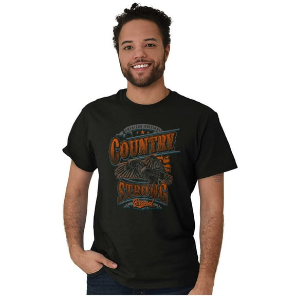 Country Western American Eagle Men's Graphic T Shirt Tees Brisco Brands S