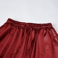 thumbnail image 3 of Cmfcve Men's Big and Tall Satin Lounge Pants Shiny Breathable Casual Oversized Party Trousers, 3 of 8