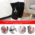 thumbnail image 3 of Graflsoa USB-Powered Heated Knee Wrap with Adjustable Temperature, Cold Therapy Pocket, and USB Cable for Pain Relief from Arthritis, Injury, or Surgery – 2-Pack, One Size Fits All, 3 of 6