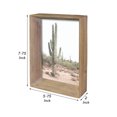 thumbnail image 5 of Picture Frame with Rectangular Wooden Encasing, Large, Brown, 5 of 5