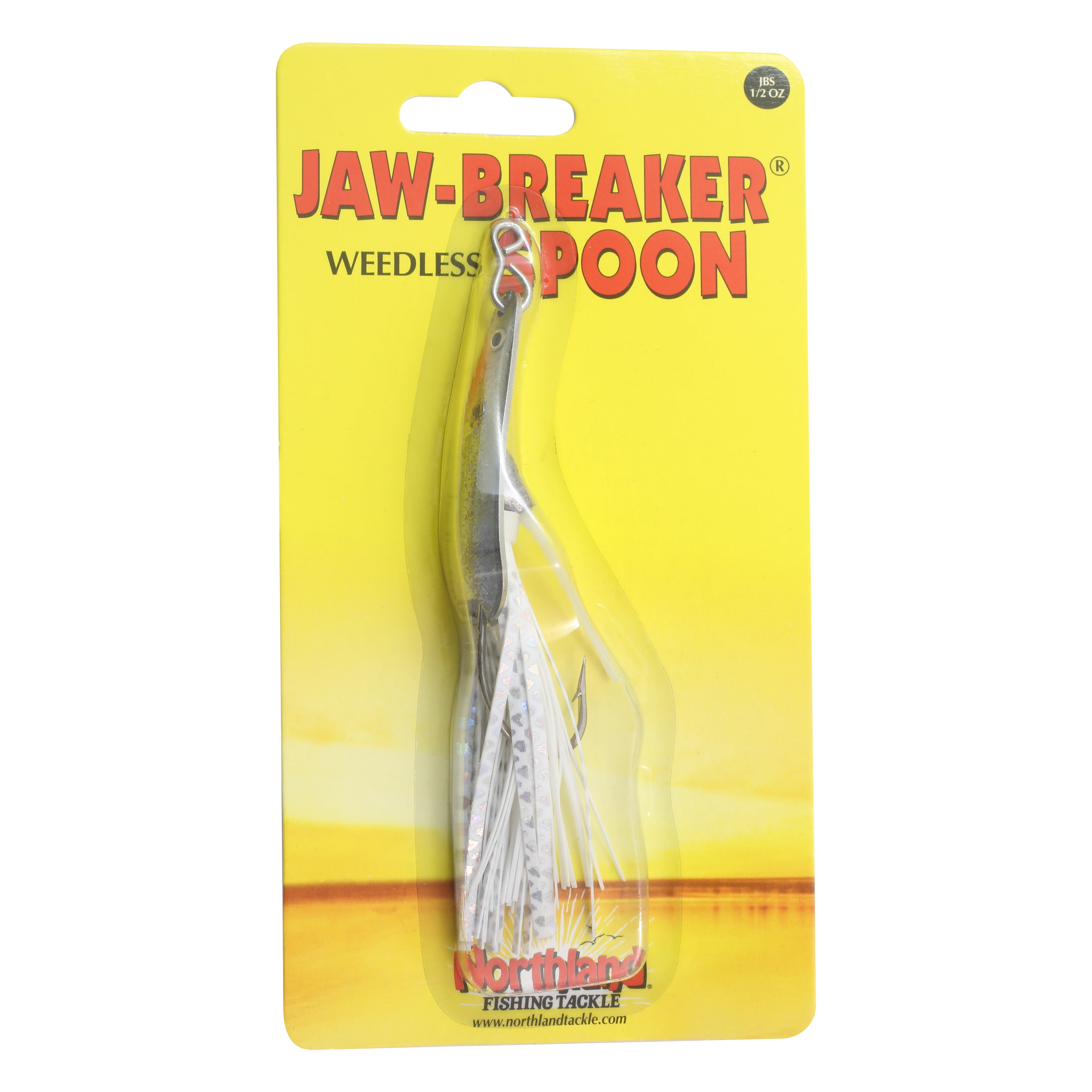 Northland Tackle Jaw-Breaker Spoon, Freshwater, Silver Shiner