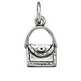 thumbnail image 1 of Sterling Silver 16" .8mm Box Chain 3D Purse Handbag Pendant Necklace, 1 of 2