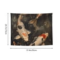 thumbnail image 6 of Kdxio Koi Fish Tranquility Wall Hanging Tapestries Banner For Bedroom College Dorm Home Living Room Party Decor 29X37 In, 6 of 8
