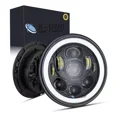 thumbnail image 1 of Foco Led 7''redondo 6000k H4 Faro Lupa Para Jeep/moto, 1 of 5