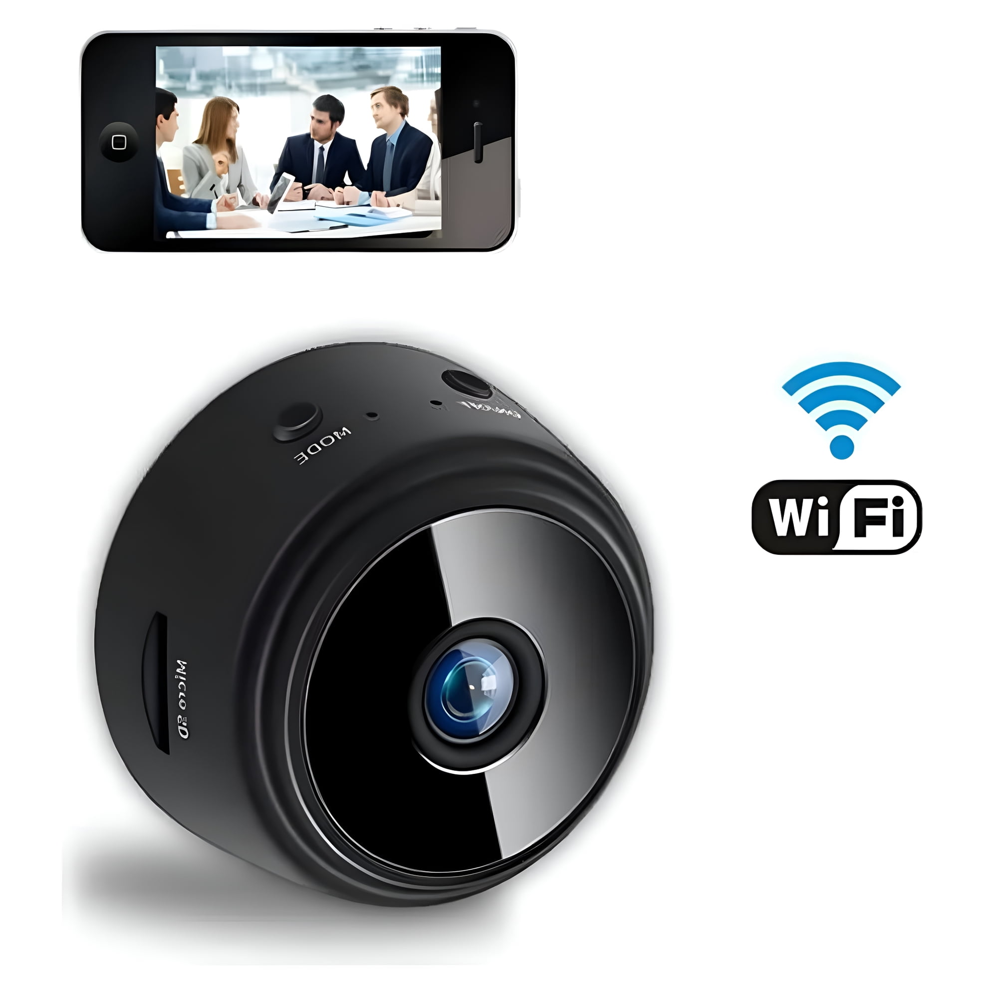 GJX 1080P HD Wireless Outdoor Security Camera, WiFi Surveillance System with Night Vision, Motion Detection, 2-Way Audio, IP66 Weatherproof (2.4GHz)