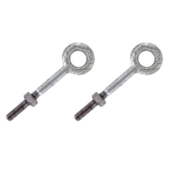Eye Bolts - Galvanized Steel - 3/4" x 15" - 2 Pack