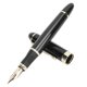 thumbnail image 1 of Fountain Pen 0.5mm Ergonomic Smoothly Writing Metal Business Fountain Pen with Pen Clip Ink Pen for Meeting Signatures Japan Black 0.5mm Straight Tip, 1 of 5