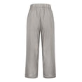 thumbnail image 5 of Womens Pants Women's Spring and Summer Casual Cotton and Linen Long Pants Casual Pants Women, 5 of 5