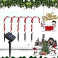 thumbnail image 2 of Camino navideño, bastón de caramelo, luz para pasarela, lámpara de estaca, luz decorativa para patio al aire libre, 2 of 4