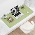 thumbnail image 6 of Kiibsot Desk Pad, 23.6" x 13.8" PU Leather Non-Slip Desk Mat Large Mouse Pad for Desktop, Waterproof Laptop Computer Writing Mat for Office, Home, Work, Gaming, 6 of 6