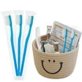thumbnail image 4 of Disposable Toothbrushes Individually Packaged,Blue Handle Toothbrush Bulk, Toothbrush for Travel, Hotel and Homeless (100 Pack), 4 of 8