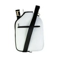 thumbnail image 3 of Baoblaze Neoprene Paddle Cover Case with Shoulder Strap Storage Carrier Racket Sleeve White, 3 of 8