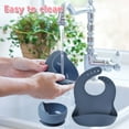 thumbnail image 2 of 8pcs Baby Feeding Set BPA-free Silicone Self-Feeding Baby Cutlery Set Infant Dinnerware Set, 2 of 10