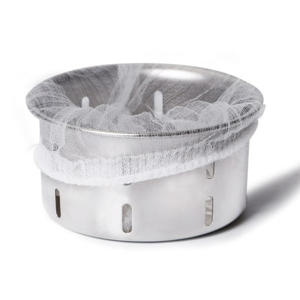 Bolsas Desechables De Malla Para Colador De Fregadero, 100 Unidades, Colador De Fregadero De Cocina, Bolsa De Basura, Colador De Fregadero De Alta Elasticidad, Bolsa De Malla Para Recoger Residuos De