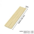 thumbnail image 5 of 14cm 18cm 19cm 100Pcs Wooden Coffee Stirrers Hot Drink Straws Cocktail Sticks, 5 of 5