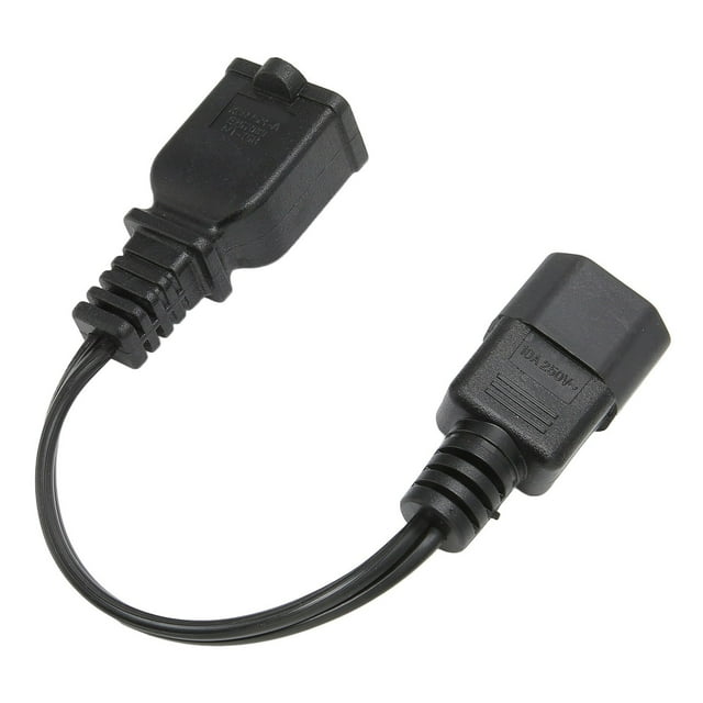 Cable Adaptador De Alimentación, Retardante De Llama Estándar IEC320 C14 Macho A 1 15R Hembra Cable Extensible Usable Universal Para Cámara Digital Para Monitor LCD