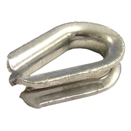 

Wire Rope Thimbles - Heavy Duty Galvanized - 5/8 (10 Pack)