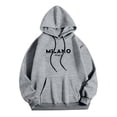 thumbnail image 5 of WILLBEST Sudadera Deportiva para Hombre con Capucha y Estampado De Letras para Uso Informal y Atuendos Elegantes Mediana​​, 5 of 5
