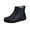 Black, variant on Short Rain Boots for Women Waterproof Ankle Boots Lightweight Rubber Rain Shoes Non Slip Sole Slip On Garden Boots