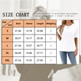 thumbnail image 3 of TEMOFON Tops for Women Casual Summer Loose Fit Blouses Fashion Tunic Tshirts Elegant Soild White Short Sleeve Blouses for Women Size M, 3 of 3