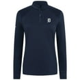 thumbnail image 2 of Women's Levelwear Navy Detroit Tigers Power Insignia 2.0 Quarter-Zip Pullover Top, 2 of 3