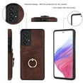 thumbnail image 2 of Nalacover for Samsung Galaxy A53 5G Wallet Case, Premium PU Leather Soft TPU Anti-Drop Card Slots with 360 Finger Ring Holder Kickstand Back Phone Cover For Samsung Galaxy A53 5G, Coffee, 2 of 8