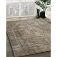 thumbnail image 2 of Ahgly Company Indoor Square Traditional Brown Persian Area Rugs, 7' Square, 2 of 6