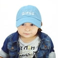 thumbnail image 3 of DALIX I'm The Boss Baby Hat Infant Baseball Cap for Baby Girls and Boys in Light Blue, 3 of 7