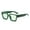 Dark Green, variant on Square Sunglasses For Men Women Fashion Thick Rectangle Sun Glasses Shades Designer Style Kids Dirt Bike Goggles Boys Field Goggles over Glasses Snowboarding Goggles Men Wind Blocking Dirt Bike