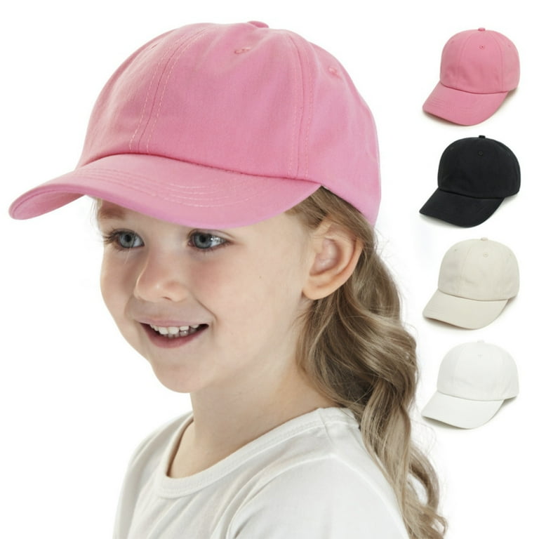 Childrens plain on sale baseball caps