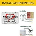 thumbnail image 4 of My Aim Is To Keep This Bathroom Clean Metal Tin Sign for Home Door Office Vintage Funny Bathroom Sign Wall Bath and Restroom Sign 8X12 Inches, 4 of 4