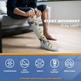 thumbnail image 7 of 6 PairsCompression Socks for Women & Men Circulation-Support Knee High Socks 20-30 mmhg-Best for Running,Medical,Nurse,Travel,L/XL, 7 of 7