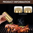 thumbnail image 4 of And Pepper Shakers With Pour Holes - Condiment Jar Seasoning Box Shaker Spice Tins For Outdoor Camping Activities - 2 Colors For Choose , Gold, 8.8X3.8cm, 4 of 7
