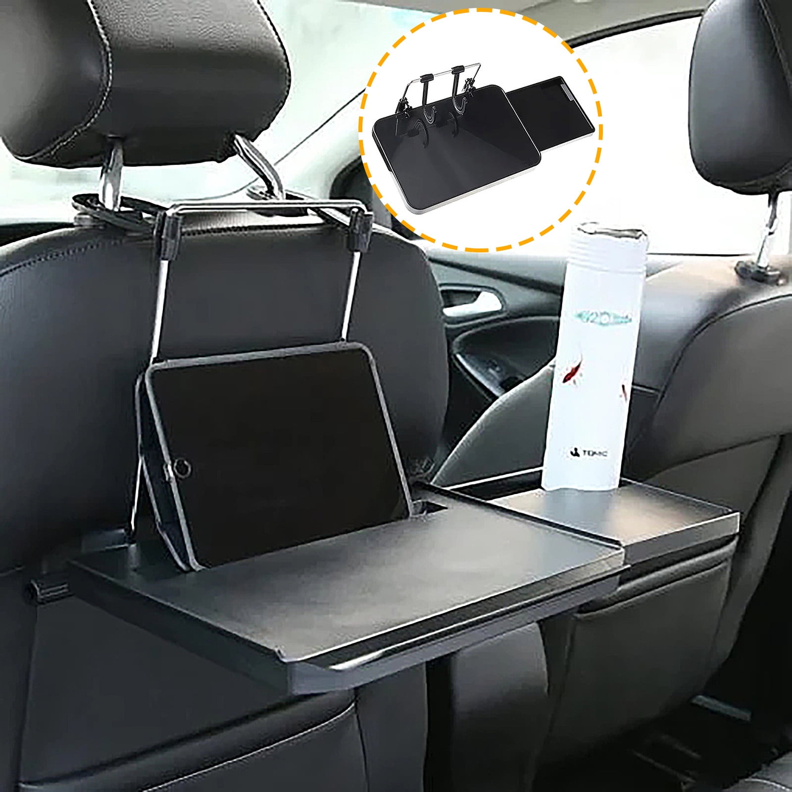 Kuluzego Multifunction Laptop Desk Car Tray Car Table for Car Steering  Wheel Headrest